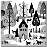 Swedish Folk Art 4 - Paint by Numbers